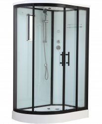 Душевая кабина Timo Standart T-6602 Black R (120*85*220)