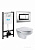 ПЭК Roca Victoria Pack 893100000 подвесной унитаз + инсталляция + кнопка + сиденье