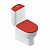 Унитаз-компакт SANITA LUXE Best color Red DM сиденье дюропласт микролифт BSTSLCC07110522