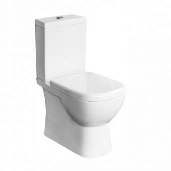 Унитаз-компакт SANITA LUXE Quadro DM сиденье дюропласт микролифт QDRSLCC01040522