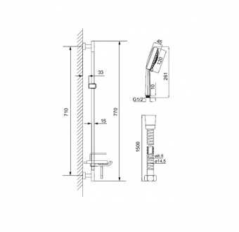 Душевой комплект IDDIS TSH1601