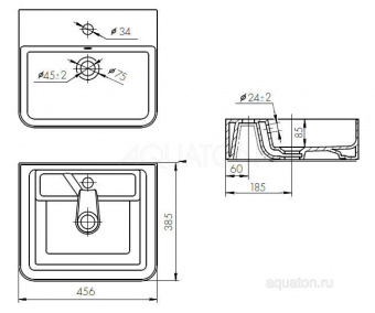Раковина Aquaton Джой 3 1AX174WBXX000