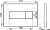 Кнопка смыва AlcaPlast BASIC M378 черная