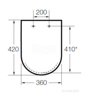 Крышка для чаши Roca Hall 801620004
