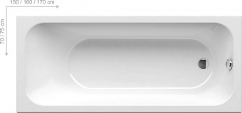 Ванна Ravak Chrome Slim 170х75